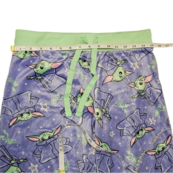 Star Wars Purple Green Grogu Yoda Pajamas - Picture 9 of 11